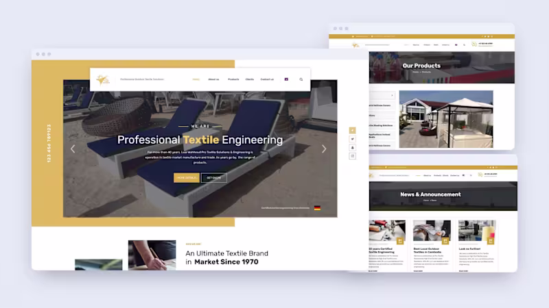 Cover image for Designed a complete corporate website