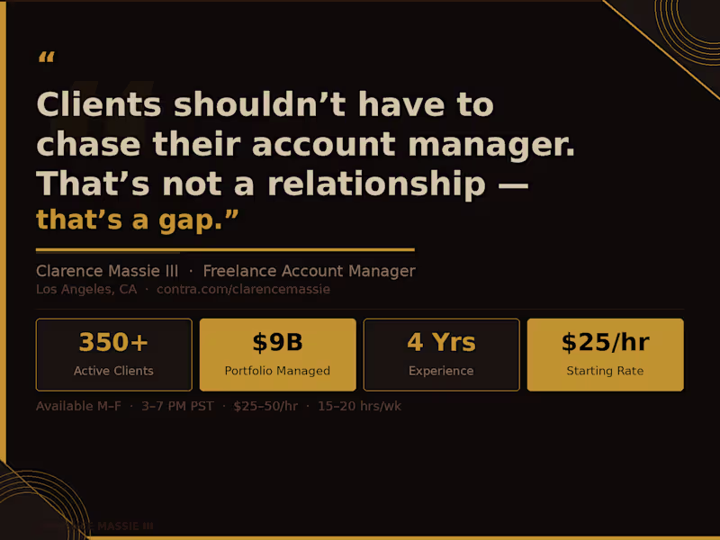 Cover image for Client Account Management — Keeping