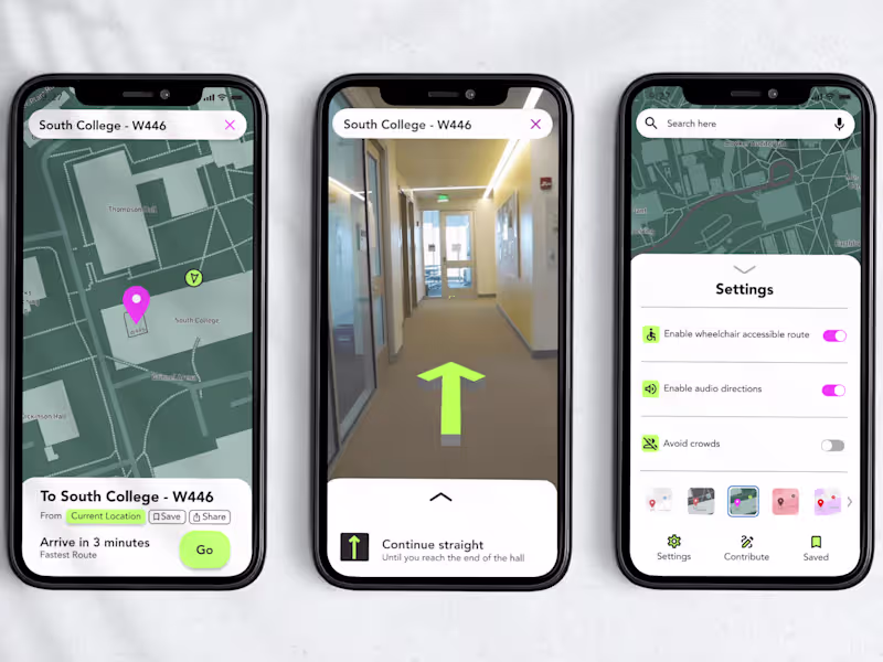 Cover image for UX/UI Design for Indoor Nav System Optimized for Neurodiversity