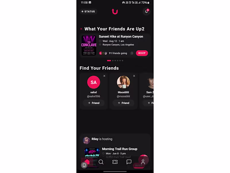 Cover image for Event scheduling mobile app