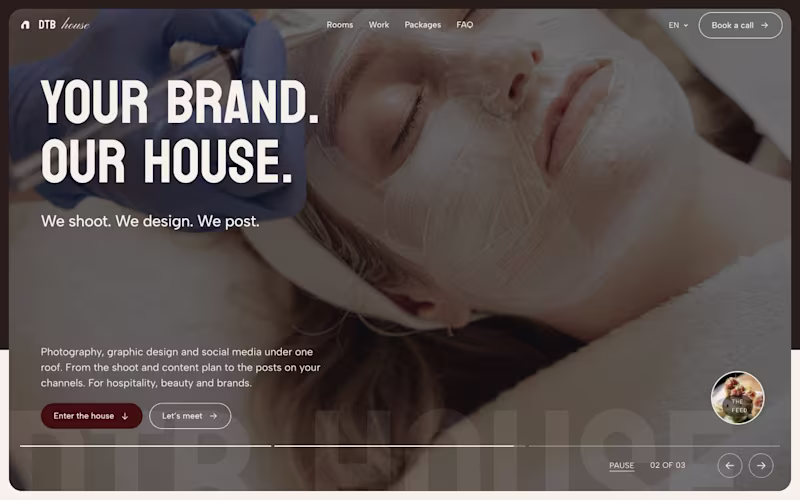 Cover image for DTB HOUSE — Photography & design website