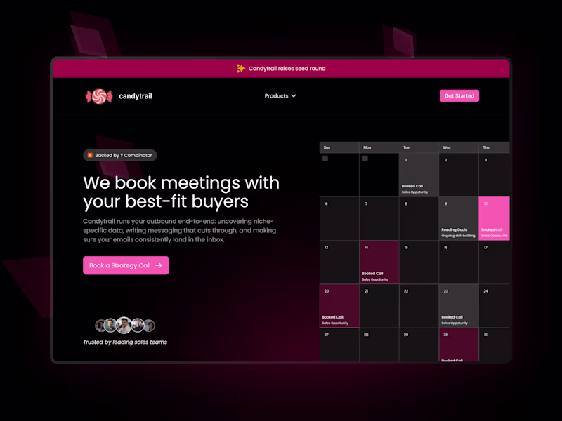 Cover image for AI Sales Website Design & Webflow Development | Candytrail