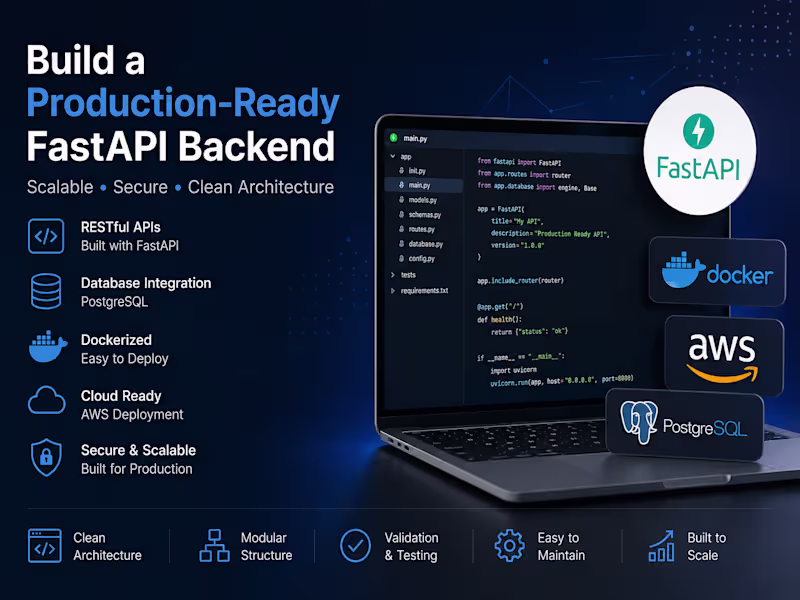 Cover image for Build a Production-Ready FastAPI Backend