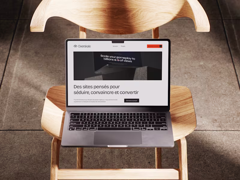 Cover image for Overskale — Brand Identity & Framer Website