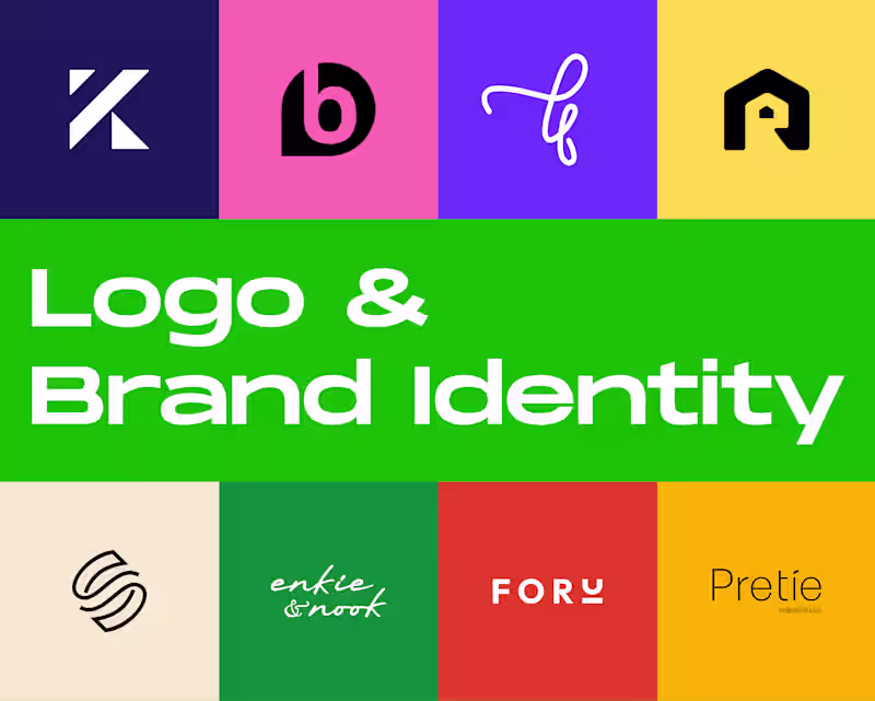 Cover image for Logo & Branding Design: 4 Concepts + Brand Style Guide