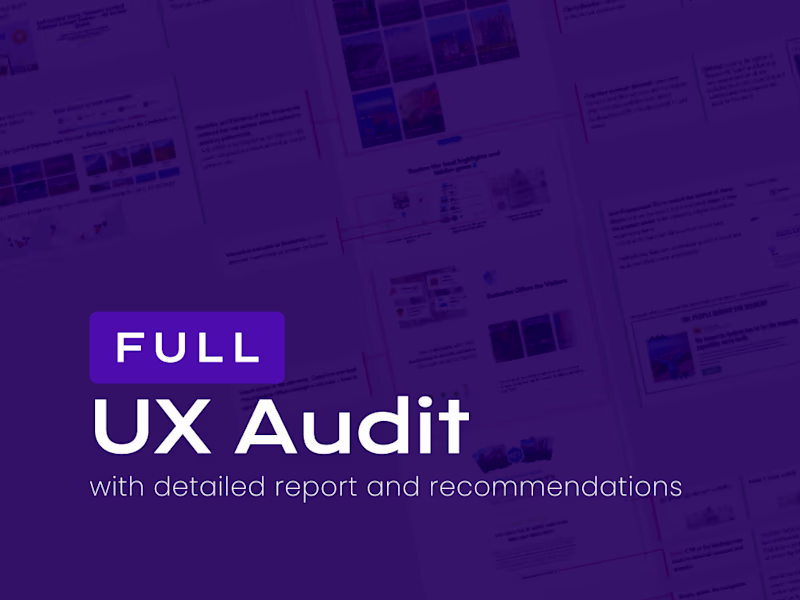 Cover image for UX Audit for Digital Product with Multiple user roles
