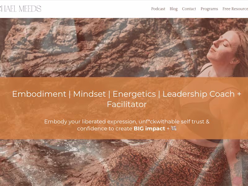 Cover image for Website Design & Build for Online Coach