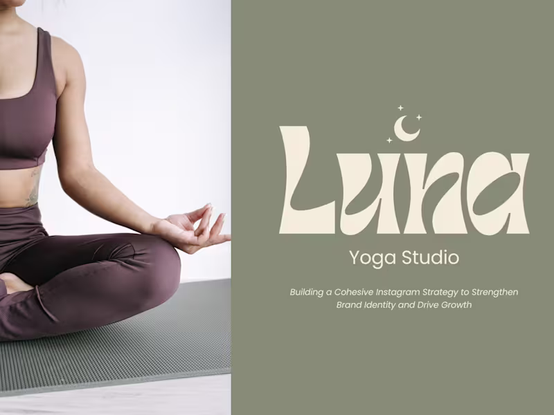 Cover image for Instagram Strategy & Brand Development for Luna Yoga Studio