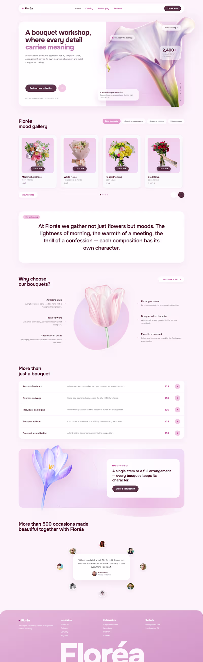 Cover image for Floréa — a modern e-commerce