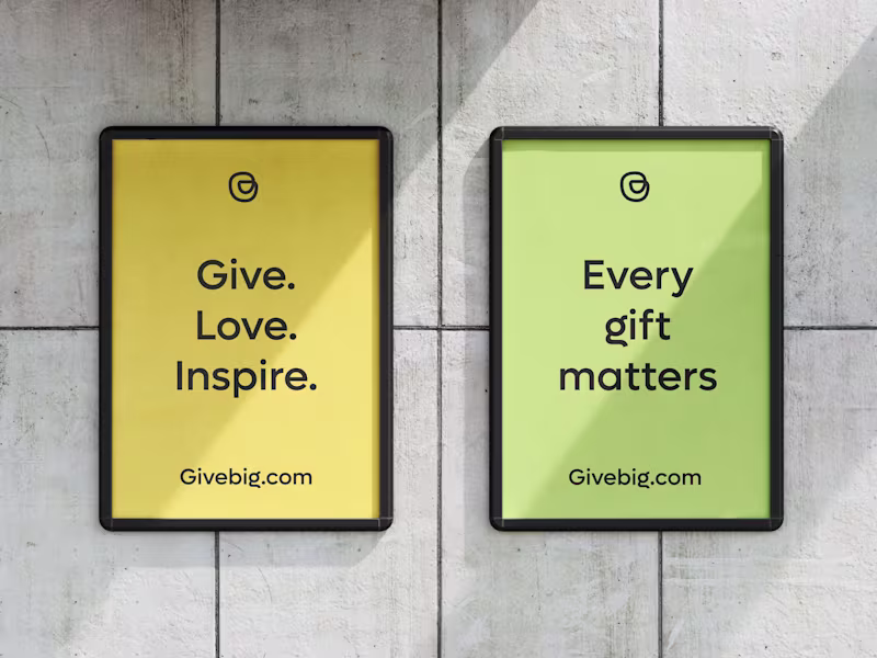 Cover image for Givebig Brand Identity Design