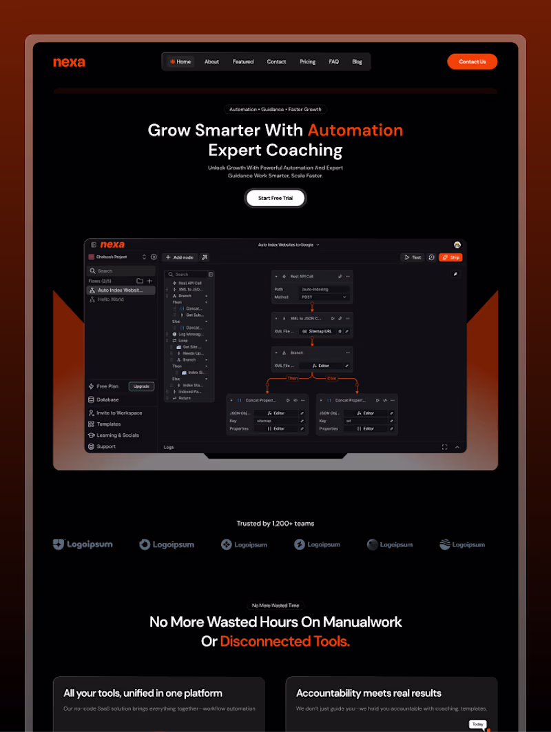 Cover image for Flowtix — AI Automation Website