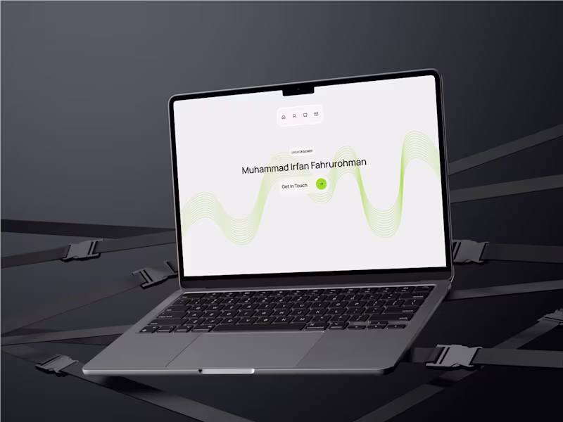 Cover image for Portfolio Landing Page Design