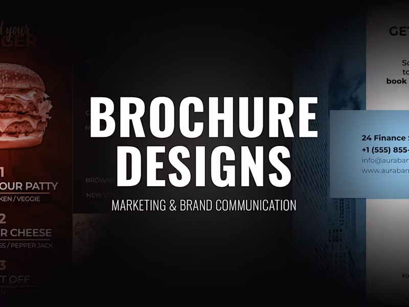 Cover image for Brochure Designs for Marketing & Brand Communication