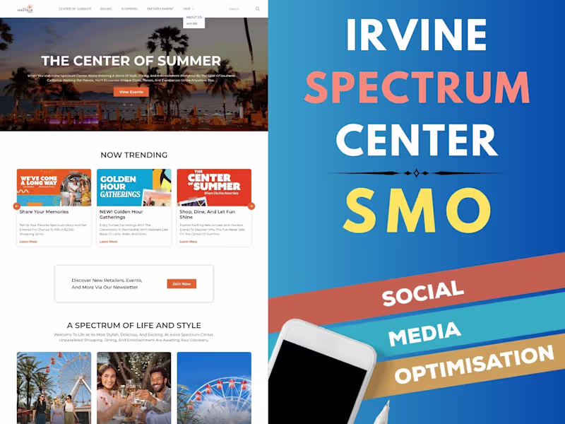 Cover image for Irvine Spectrum Center | SMO Services