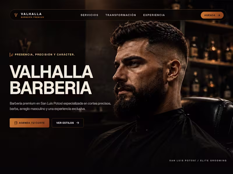 Cover image for Premium landing page designed for