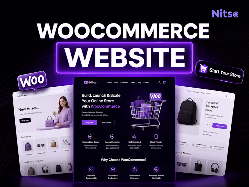 Cover image for E-Commerce / WooCommerce Website Development & Store Setup