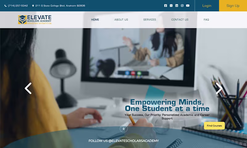 Cover image for Elevate Scholars Academy