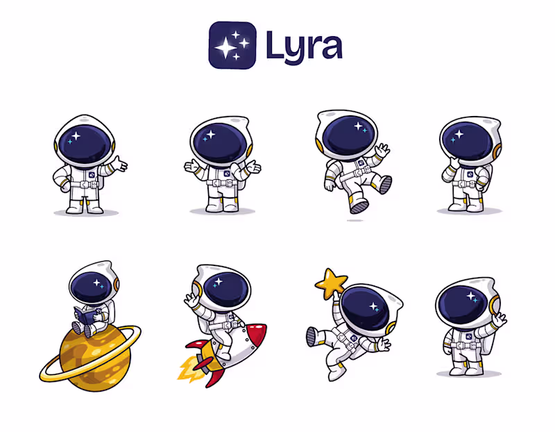 Cover image for Lyra Character Design & Logo
