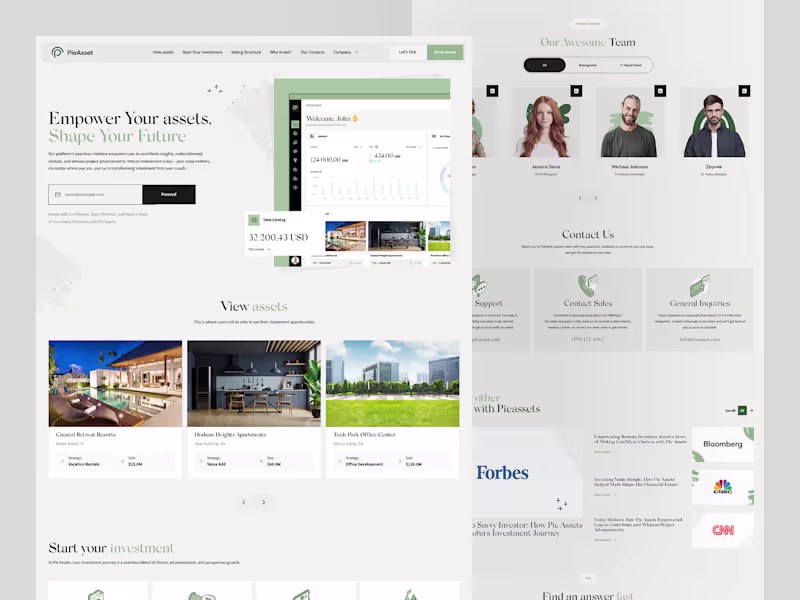 Cover image for Real Estate Landing Page Design