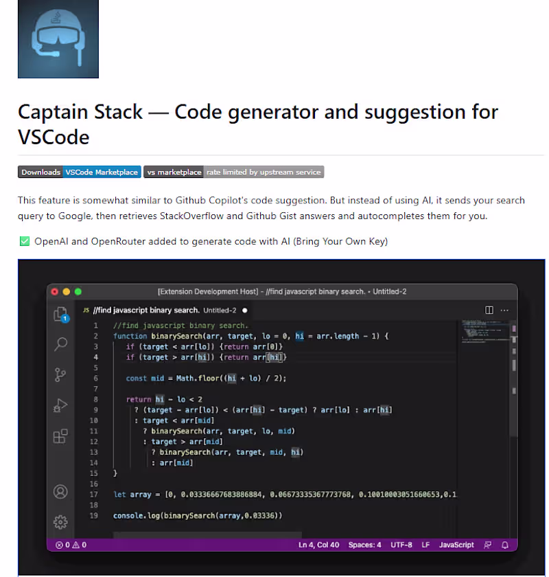 Cover image for VSCode Extension