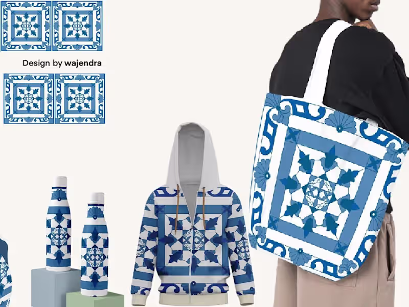 Cover image for I will create seamless pattern design for fabric, textile etc