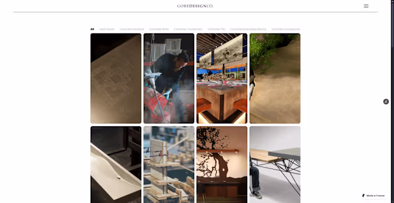 Cover image for Gore Design – Website