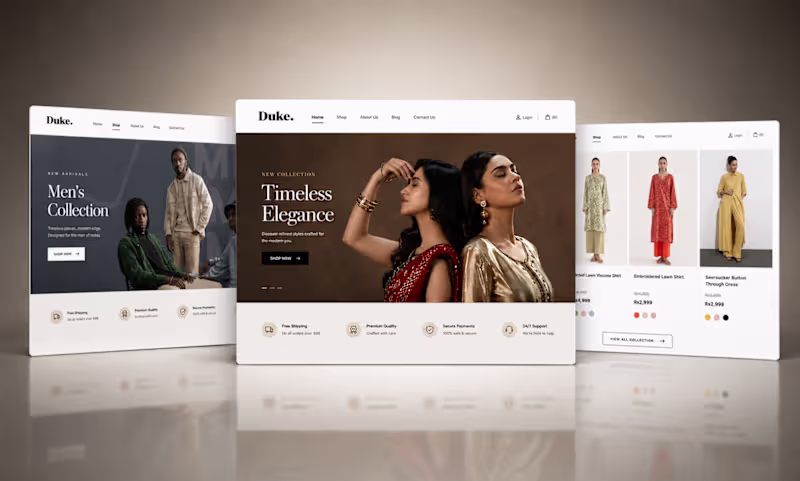 Cover image for Duke | Modern Fashion E-Commerce