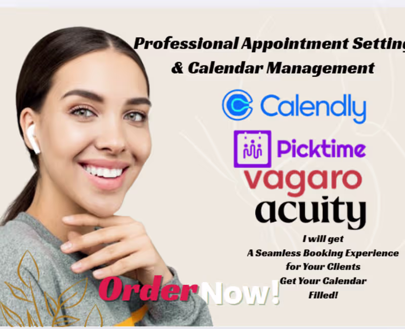 Cover image for Professional Appointment Setting & Calendar Management