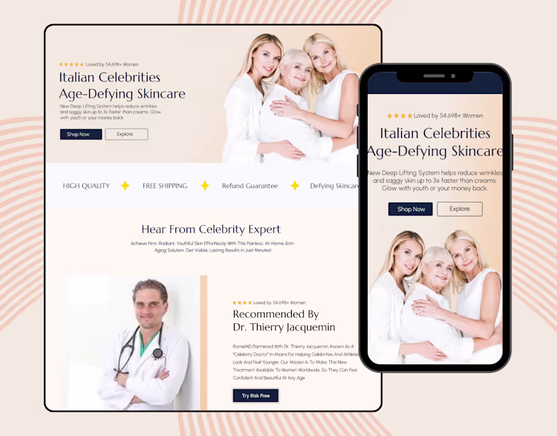 Cover image for Home Page Redesign for Rome MD Using Gempages
