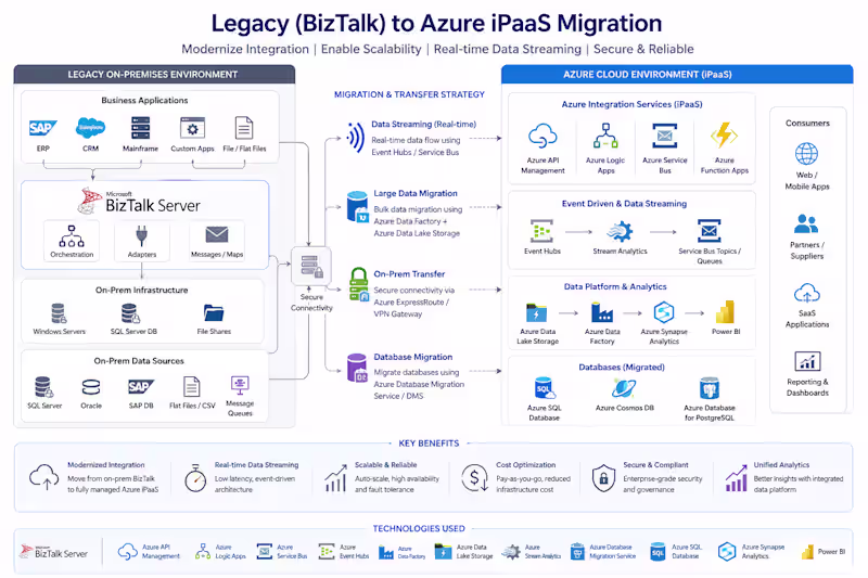 Cover image for Legacy BizTalk to Azure iPaaS