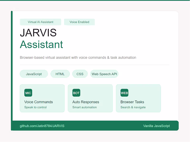 Cover image for Browser-based virtual assistant built with