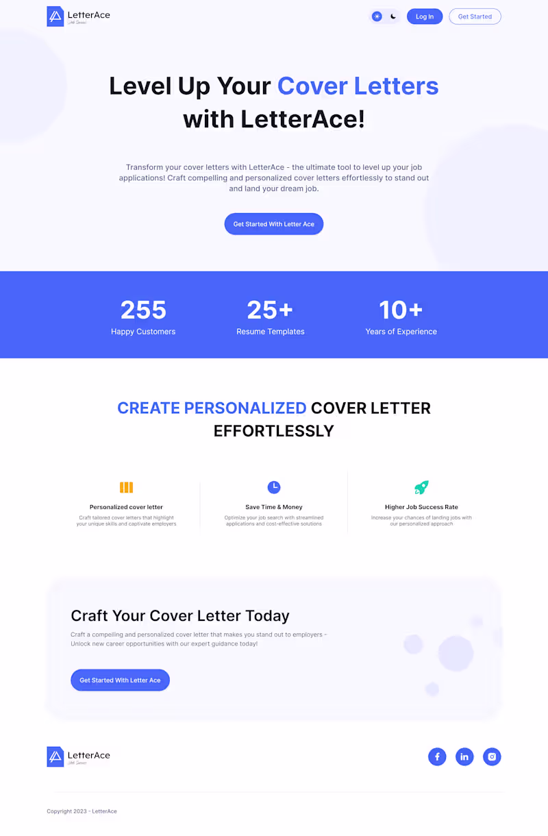 Cover image for Level Up Your Cover Letter with LetterAce
