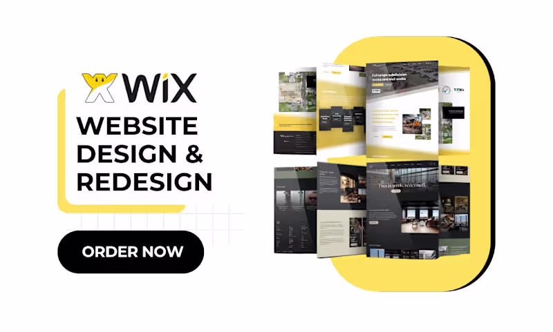 Cover image for I will build or redesign your Wix website for higher sales