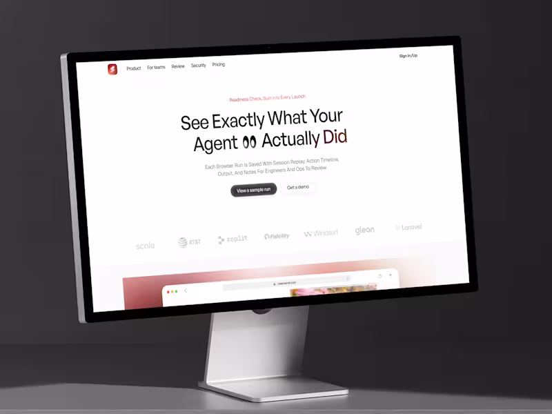 Cover image for AI Browser Automation — Website
