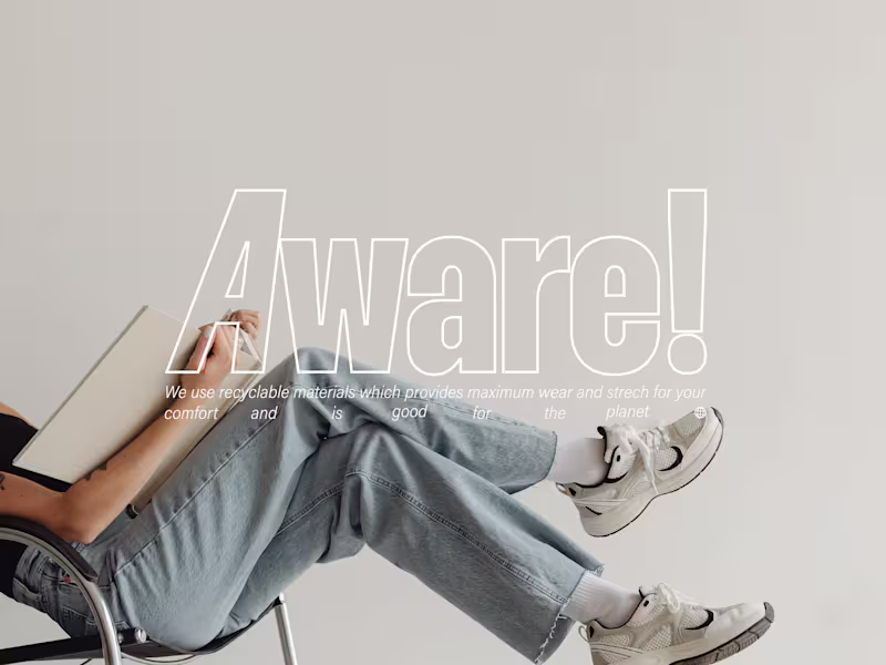 Cover image for Aware! jeans
