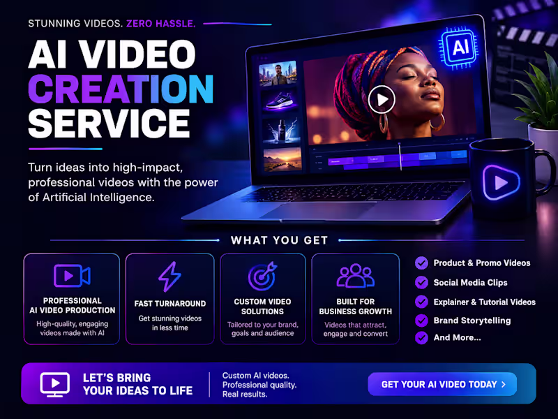 Cover image for AI Video Creation Service