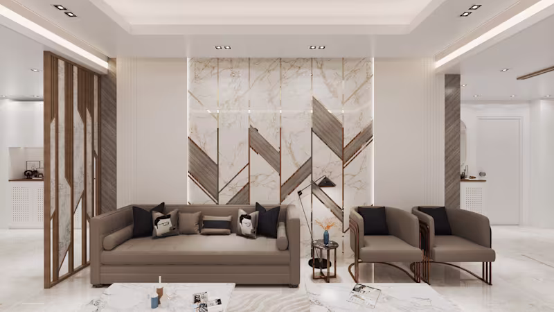 Cover image for Hazrat Ali Residence - Interior - VRay Visualization on Behance