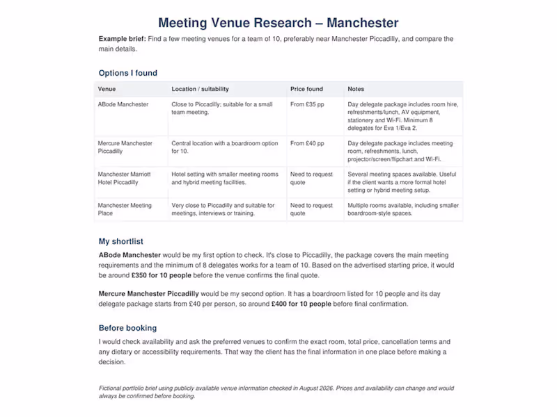 Cover image for Researching and Comparing Options