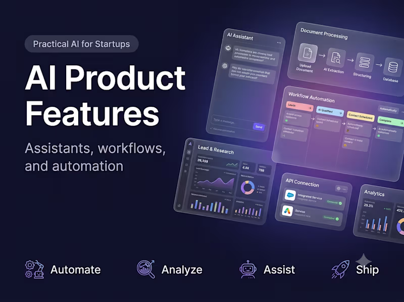 Cover image for AI Product Features & Workflow Automation