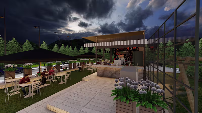 Cover image for Outdoor Cafe Design :: Behance