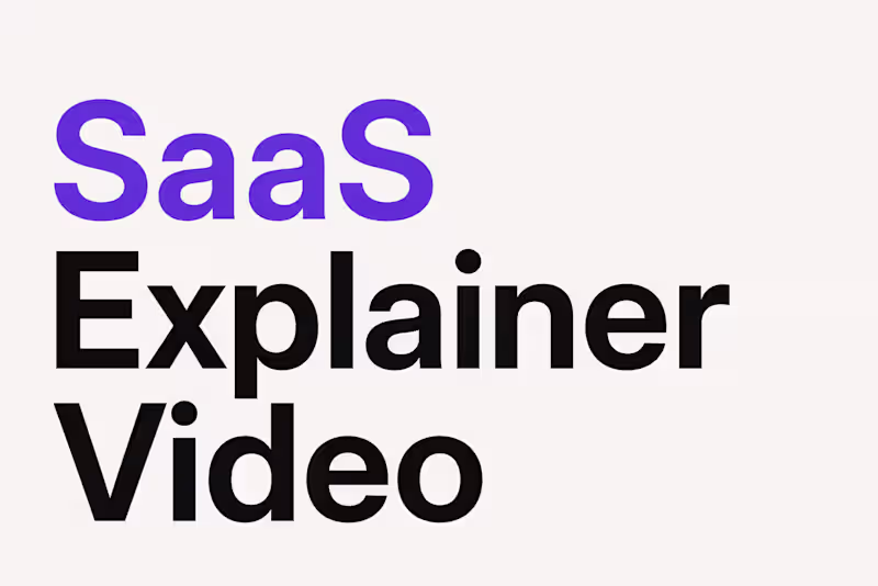 Cover image for SaaS Explainer Video