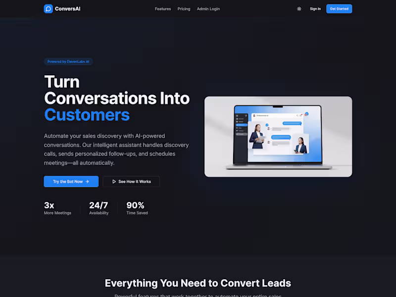 Cover image for Designed and implemented a custom AI-driven lead capture sys...