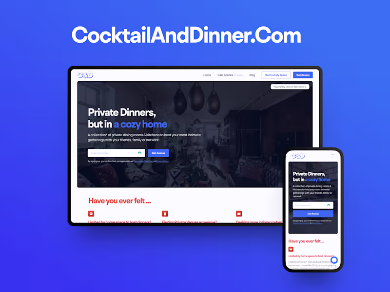 Cover image for CocktailAndDinner
