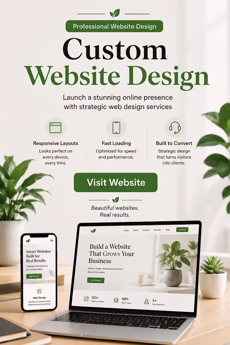 Cover image for I will design a premium website that will increase your sales. 