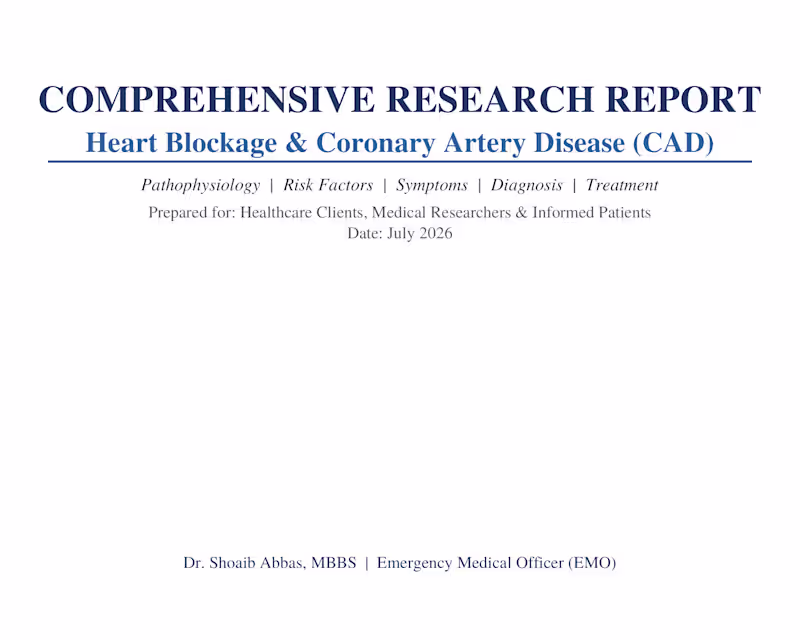 Cover image for Medical Case Study & Healthcare Content Writing 🧠