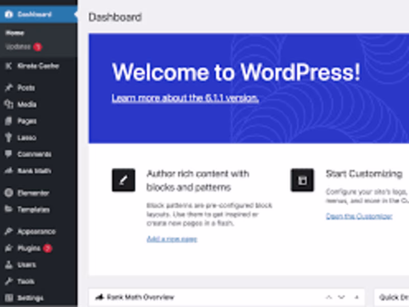 Cover image for Wordpress website development