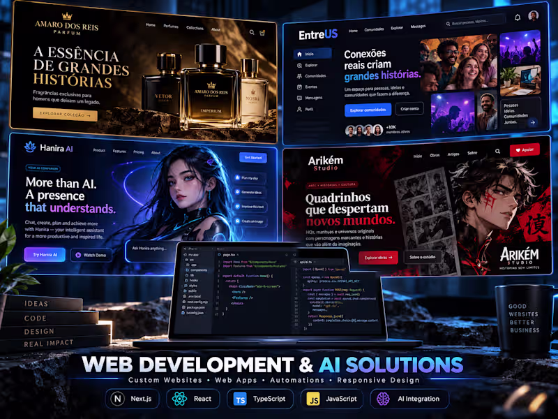 Cover image for I Will Build a Modern Responsive Website with Next.js