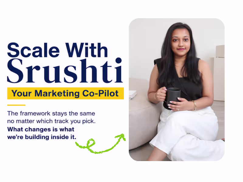 Cover image for Scale With Srushti: Your Marketing Co-Pilot