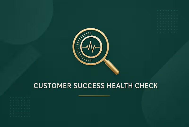 Cover image for Customer Success Health Check