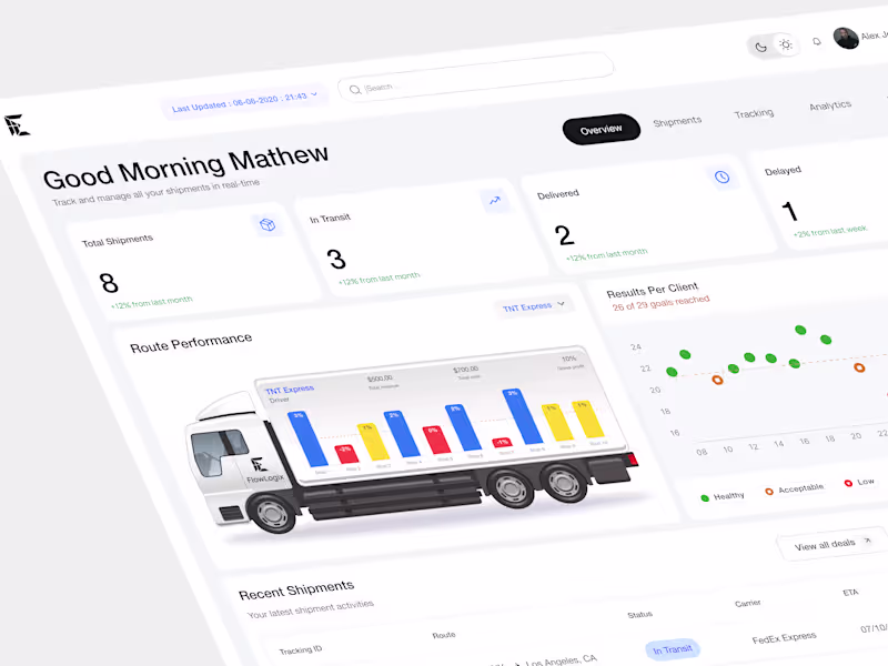 Cover image for Shipment Tracking and Logistics Management Platform